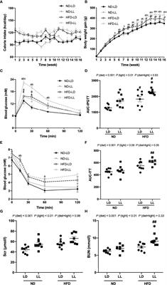 Chronic constant light exposure aggravates high fat diet-induced renal injury in rats